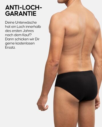 Боксеры чоловічі DANISH ENDURANCE 6 шт. (XXL, чорний) - бавовна, дихаючі, м'які, без етикетки