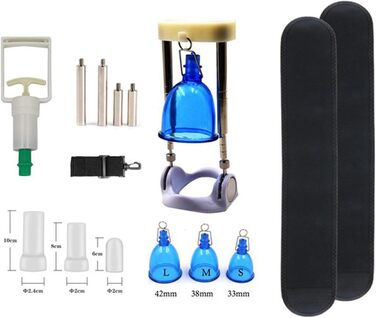 Набір для збільшення пеніса Yasexx 3 розміри, вакуумний екстендер для чоловіків (повний комплект)