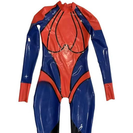 Латексний костюм-боді Гейлоп (Catsuit) для косплею, унісекс, з блискавкою на спині, регульований розмір та колір