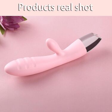 Вібратор Rabbit Silikon для G-точки, 10 режимів. Іграшка для дорослих, рожевий