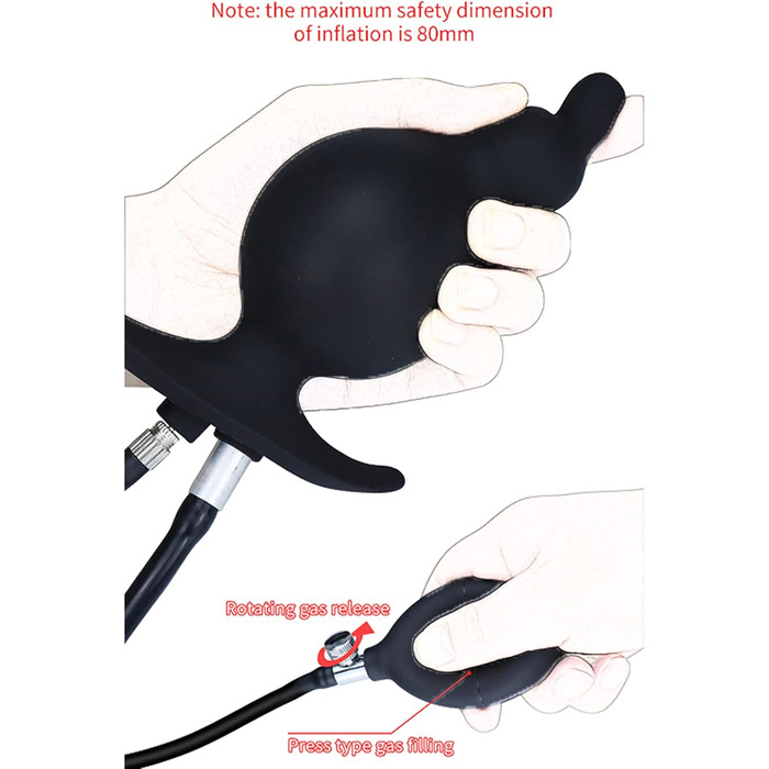 Анальний плагін TYDAY з силікону для BDSM-ігор: анальдуше, стимуляція простати, для чоловіків та жінок