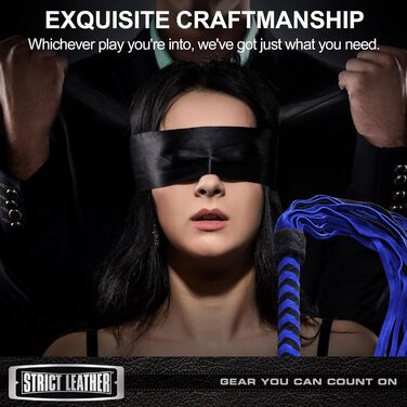 Чоловічий плетений ремінь з шкіри та замші чорного та синього кольорів