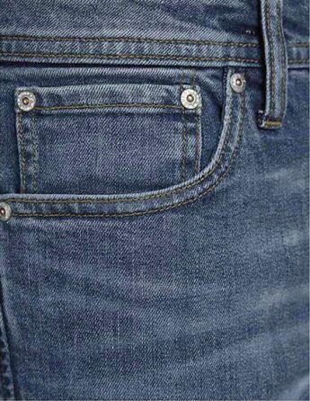 Чоловічі джинси Jack & Jones Tim Original AGI 010 Slim/Straight Fit, Medium Blue Denim (32W/32L)