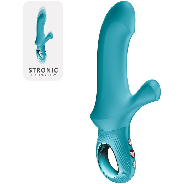 Вібратор для жінок Fun Factory Bi Stronic Curve з G-точним стимулятором та кліторальним стимулятором | 8 режимів вібрації та 6 режимів пульсації | Водонепроникний IPX7 | USB-C (Бензиновий)