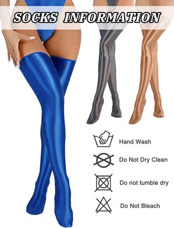 Чорні панчохи-сітки Overknees FEOYA, еластичні, глянцеві, для танців та вечірок