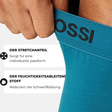 Боксери чоловічі Antonio Rossi 12 шт. в упаковці - чоловічі боксери-хіпстери, еластичний пояс, чорний, сірий, білий (4XL, чорний, синій, сірий, зелений)