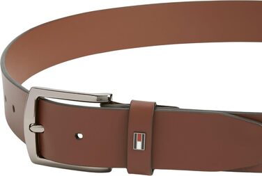Чоловічий шкіряний ремінь Tommy Hilfiger Denton 3.5 Brown Winter Cognac (AM0AM14814), 105 см
