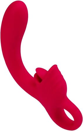 Вібратор EIS Silikon-Rabbit з масажером клітора, 21.5 см, водонепроникний (IPX7), акумуляторний, 2 мотори з 7 програмами вібрації, безпечний матеріал