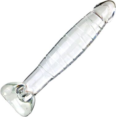 Скляний анальний дildo Hrekssi: реалістичний дизайн, стимуляція G-точки, для жінок та чоловіків