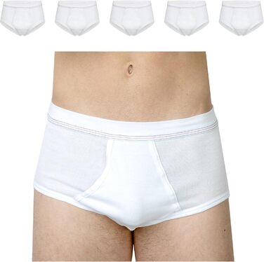 Чоловічі труси SES Feinripp, 5 шт. в упаковці, бавовна 100%, розмір S-4XL, білі