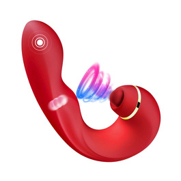 Вібратор для жінок з 5 режимами, масажер клітора та G-точки, сексуальна іграшка для пар, тихий вібратор, червоний