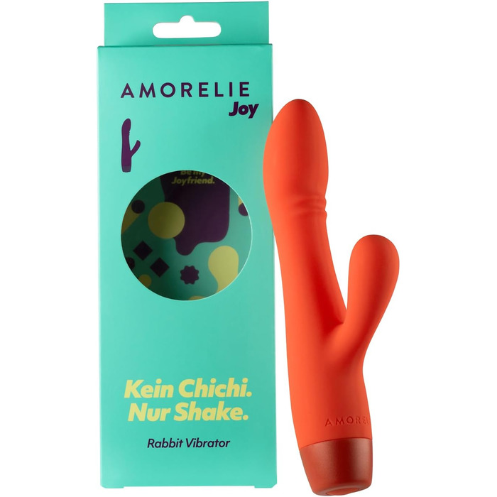 Вібратор AMORELIE Joy – Rabbit для жінок | Водостійкий, перезаряджається, силікон та ABS