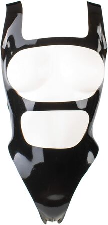 Корсет з латексу Rubberfashion Latex Body - чорний, 0.4 мм, для жінок