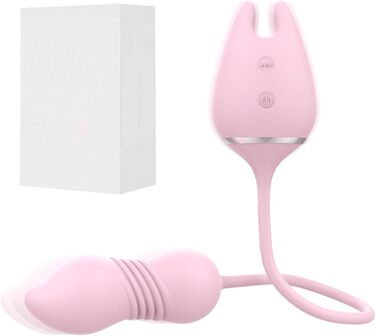 Вібраційний яєчко-вібратор для жінок: телескопічна іграшка для дорослих