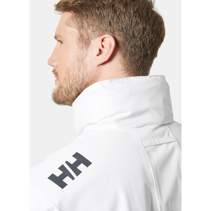 Чоловіча утеплена куртка-мідлеєр Helly Hansen Midlayer Crew Jacket 2.0 з капюшоном, водонепроникна outdoor-куртка, XL, біла