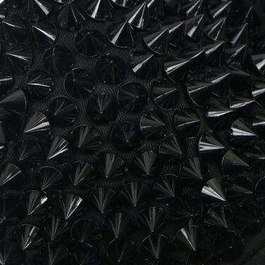 Спортивний топ Kimring у стилі стимпанк з шипами та заклепками для вечірок, клубів та рейвів (XL, чорний)