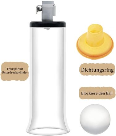 Насос для збільшення статевого члена Jpscor 2-в-1 з передзворотом, для чоловіків, SM-іграшка