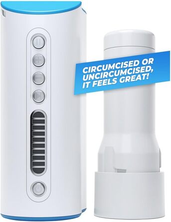 Автомасажер для чоловіків Autoblow Ai Ultra EU, білий, універсальний розмір