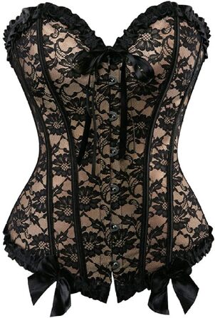 Butier Korett: Сукня-комбінезон для дівчаток та жінок з квітковим принтом, шнурування, бежевий (3XL)