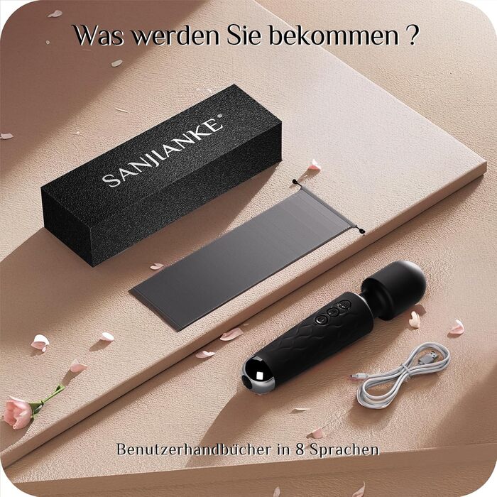 Вібратор дилда для жінок, G-spot, 8 режимів, стимулятор клітора, сексуальні іграшки (Рожевий, Чорний матовий)