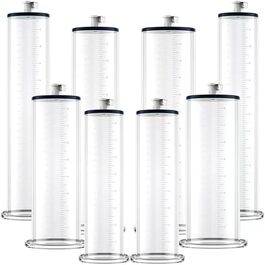 Аксесуар для помпи для пеніса Hmxseu: прозоре трубкове кільце з маркуванням для збільшення та стимуляції пеніса (22.9*3.9 см)