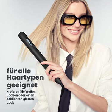 Керамічний випрямляч для волосся REVAMP (80-235 °C) з іонізацією та інфрачервоним підігрівом, LCD-дисплеєм та захистом від фризз