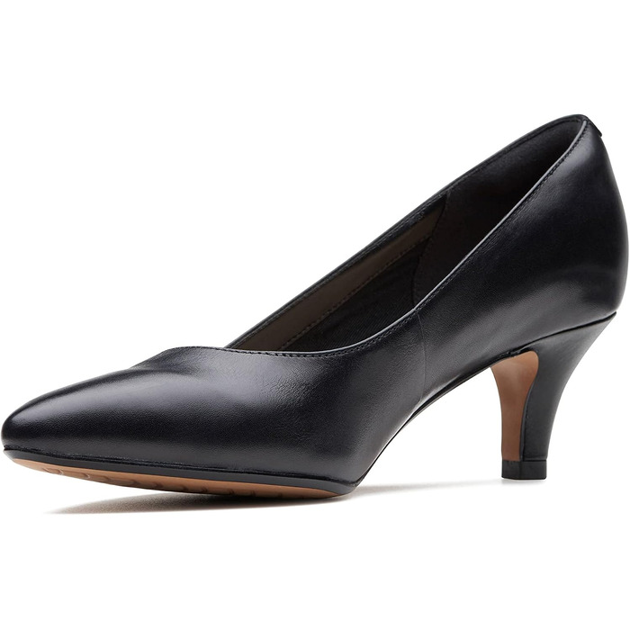 Жіночі туфлі-човники Clarks Linvale Jerica, шкіряні, чорні, розмір 38 EU