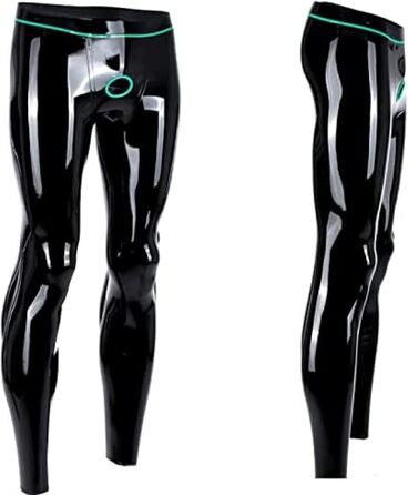 Штанфляки латексні чоловічі, відкритий шланг, індивідуальне замовлення, розмір 3XL