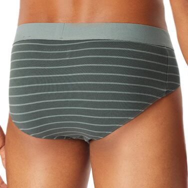 Труси чоловічі Schiesser 3 шт. Bio Baumwolle Multipack Organic (XXL, Темно-синій / Зелений)