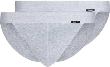 Сліп чоловічий Skiny Retro з бавовни (XL, сріблясто-сірий, 080691)