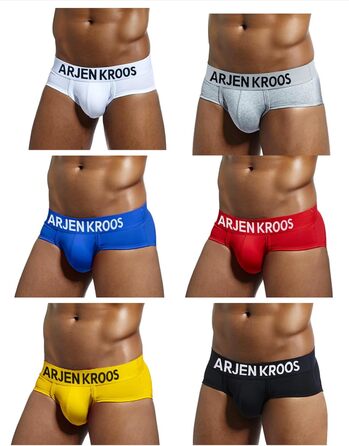 Труси чоловічі Herren Slip, бавовна, 6 шт. у наборі, кольорові (Kevin Herren)