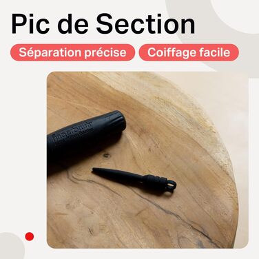 Щітка для волосся Olivia Garden Fingerbrush Care Iconic з нейлоновими щетинами для розплутування та стайлінгу, чорна, Large