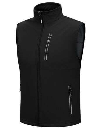 Чоловічий софтшелл жилет Outdoor Ventures для велосипеда та активного відпочинку, водонепроникний, XL, чорний