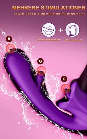 Вібратор для жінок з 10 режимами, стимулятор клітора та анальний секс-іграшка для пар