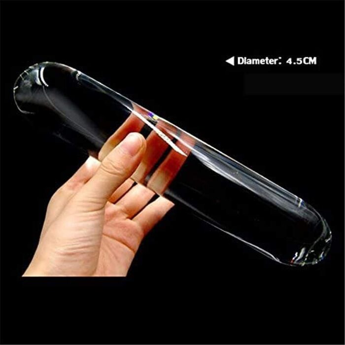 Анальний ділдо з скла OnundOn, 23 см, діаметр 4.5 см