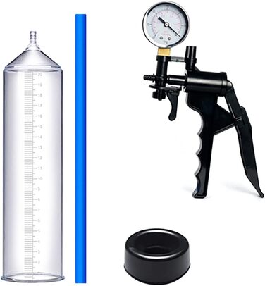 Пумпа для збільшення пеніса з манометром для покращення потенції, збільшення розміру та як допоміжний засіб для ерекції. Має механізм