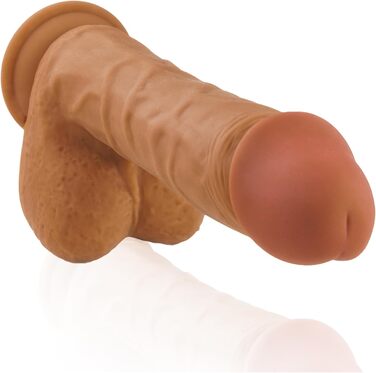 Реалістичний ДІЛДО з подвійним шаром XXL - Преміум силікон, 22/24/26 см - Іграшка для дорослих, з сильним присоском, для жінок та пар