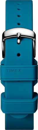 Силіконовий ремінець для смарт-годинника Timex IQ+ Move 18мм, колір синьо-зелений