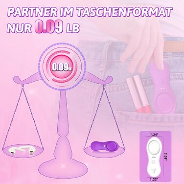 Вібратор-метелик DRAGOSTI Ultra-Thin 0.09Pfund - тихий, з магнітною підставкою та пультом керування, 10 режимів вібрації, для дорослих, для пар