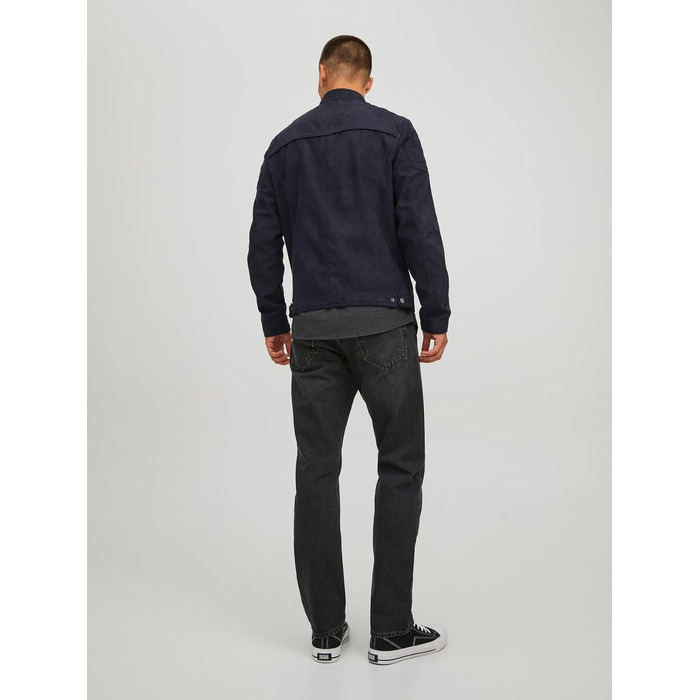 Чоловіча куртка Jack & Jones зі штучної замші, Jet Black, розмір L
