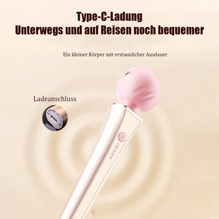 Масажер для тіла Jpscor Elektro Shock Massagestab: вібратор для дорослих з 10 режимів вібрації та 5 режимами електрошоку, для пар, SM-іграшки для ніпелів, клітора, G-точки, ануса та пеніса