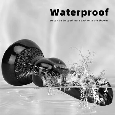 Великий дилда з сильним присоском: чорний дилда, тигрова форма, для чоловіків та жінок, середнього розміру