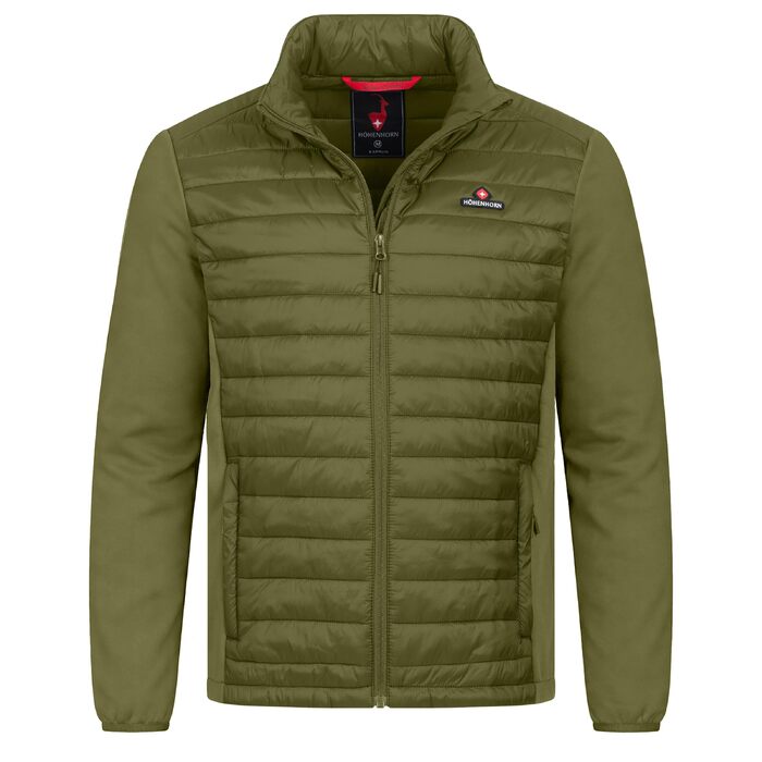 Чоловіча гібридна куртка Höhenhorn Kaprun Softshell зі стібками, спортивна куртка, зелена, розмір S