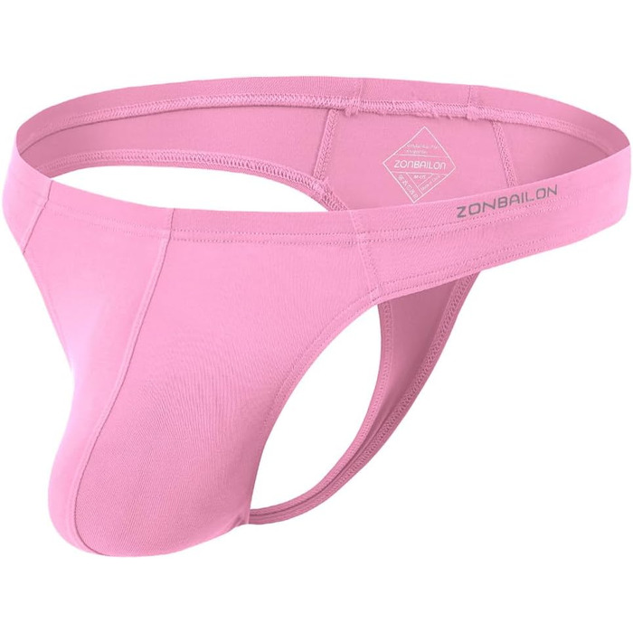 Тангі (BIATWOWR) - чоловічі труси-сліпи з еластичного матеріалу без етикетки, рожеві (3XL)