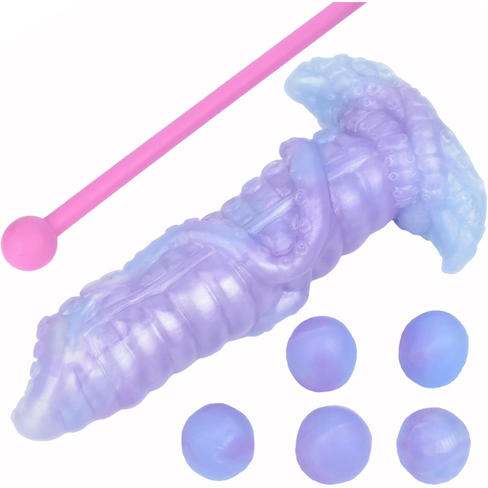 Силіконовий анальний пробка Qiyasex з кулями (5 шт.) - анальні кульки, дилататор, секс-іграшка для чоловіків та жінок