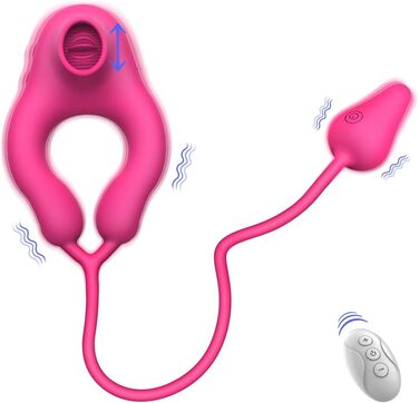 Вібратор для чоловіків SXOVO з вібратором клітора та міні-вібратором, набір для пар з пультом дистанційного керування