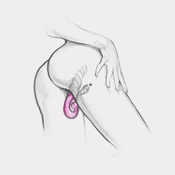 Вібратор Gvibe Gcandy Rabbit, фіолетовий, Ø 3.5x18 см