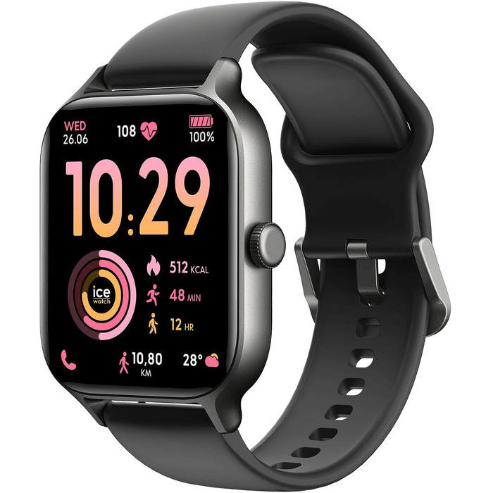 Смарт-годинник Ice-Watch Ice Fit RT 3.0 Nude для жінок, силіконовий ремінець, дисплей 1.75