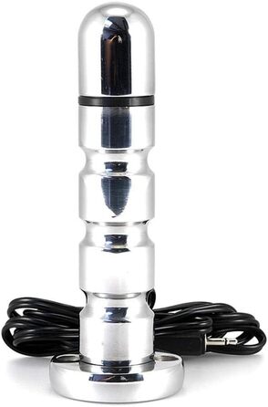 Дildo з металу срібного кольору, 1 шт. - Erotic Fashion RA7863