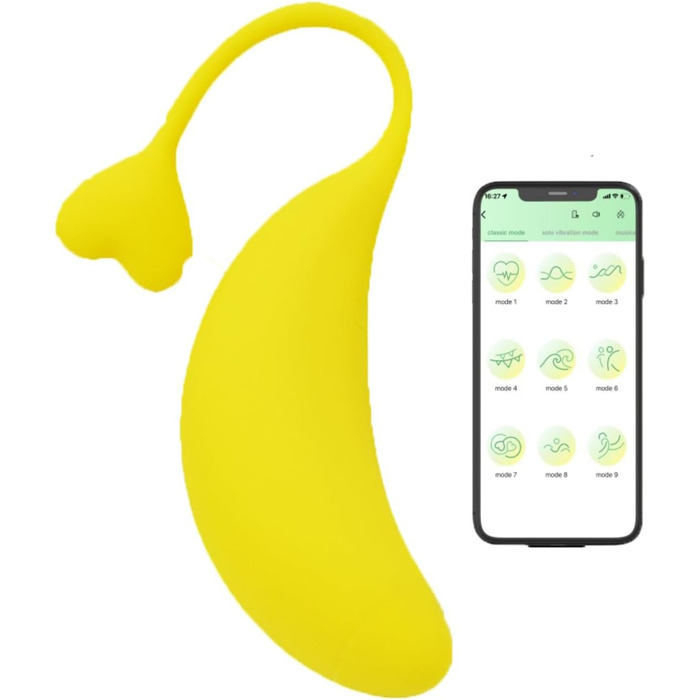 Вібруюче яйце-банан: пульсуючий масажер для дорослих з дистанційним керуванням